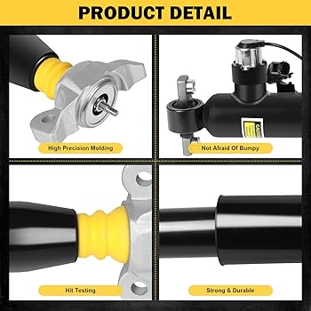 QKVCX Rear Shock Absorber Struts Left+Right for 2013-2017